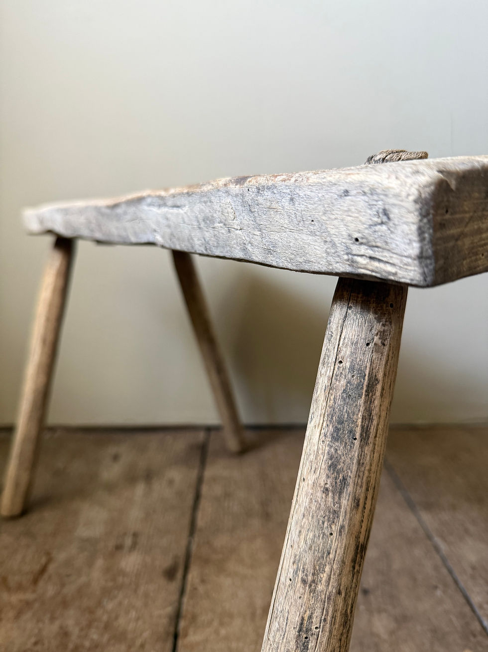 Thumbnail: Antique Wooden Stool/Bedside Table