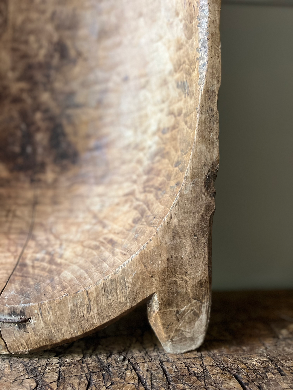 Thumbnail: Large Rustic Dough Bowl