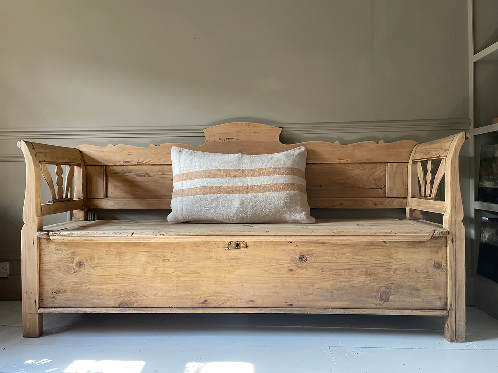 Thumbnail: Antique Hungarian Box Bench 
