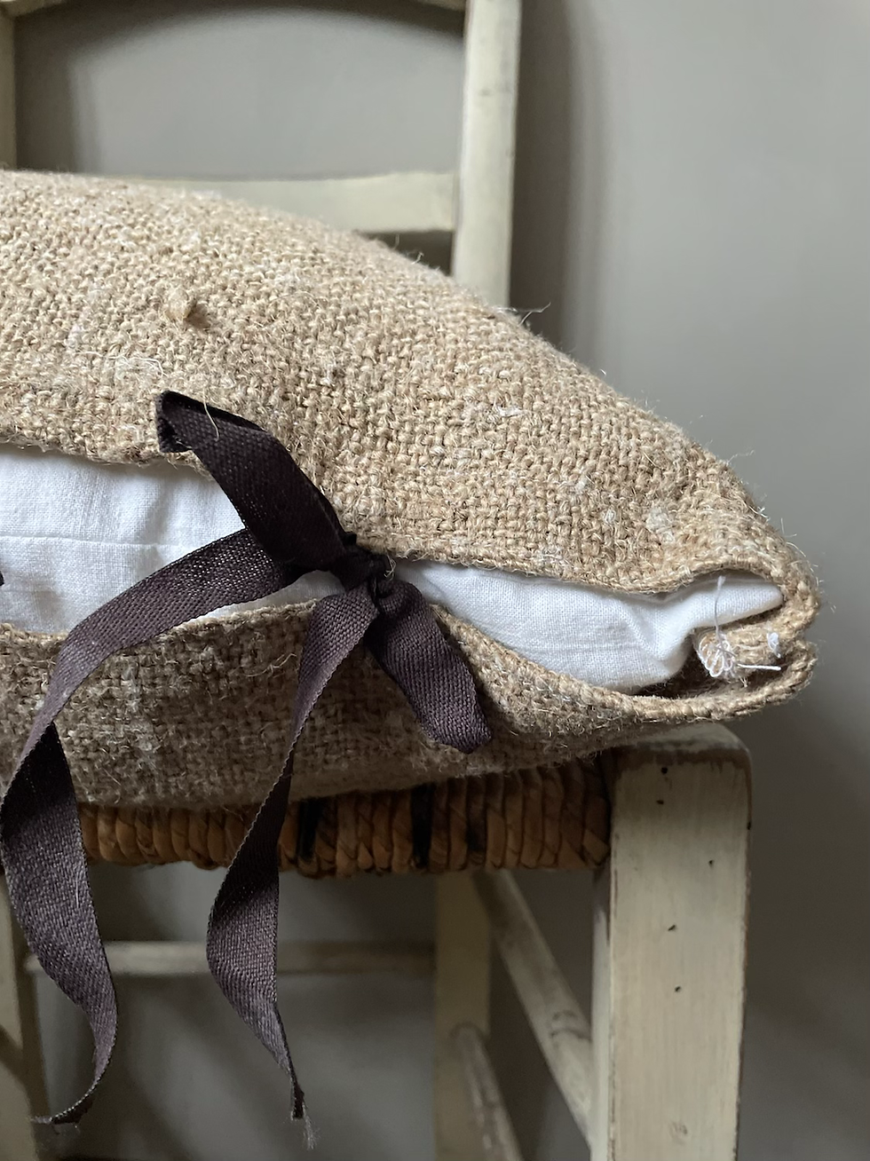 Thumbnail: Grain Sack Cushion Cover - Natural