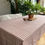 Thumbnail: Gingham Linen Tablecloth - Rust