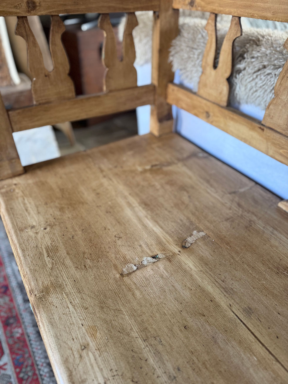 Thumbnail: Eastern European Storage Bench with Drawer