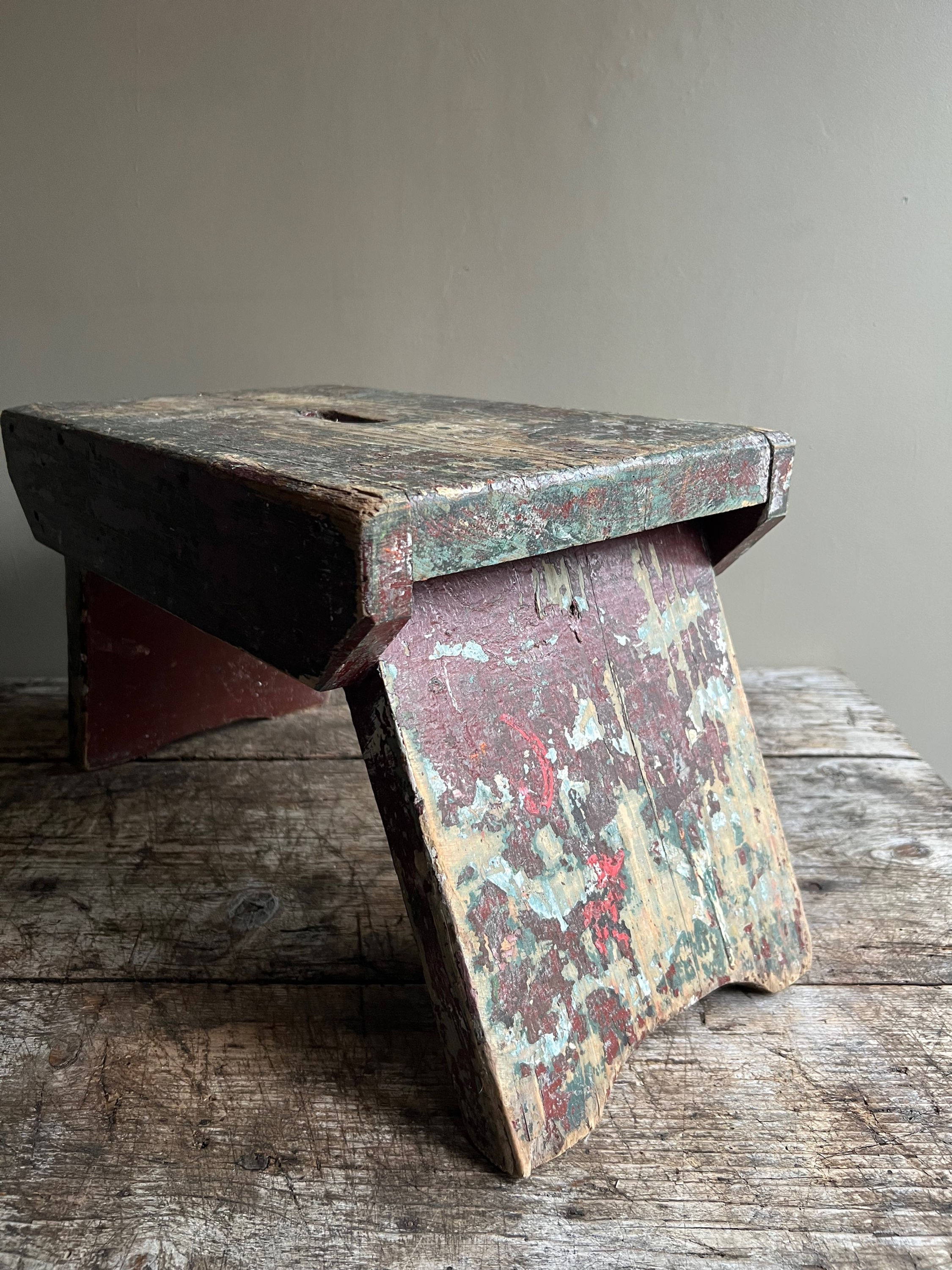 Vintage Wooden Painters Step/Stool