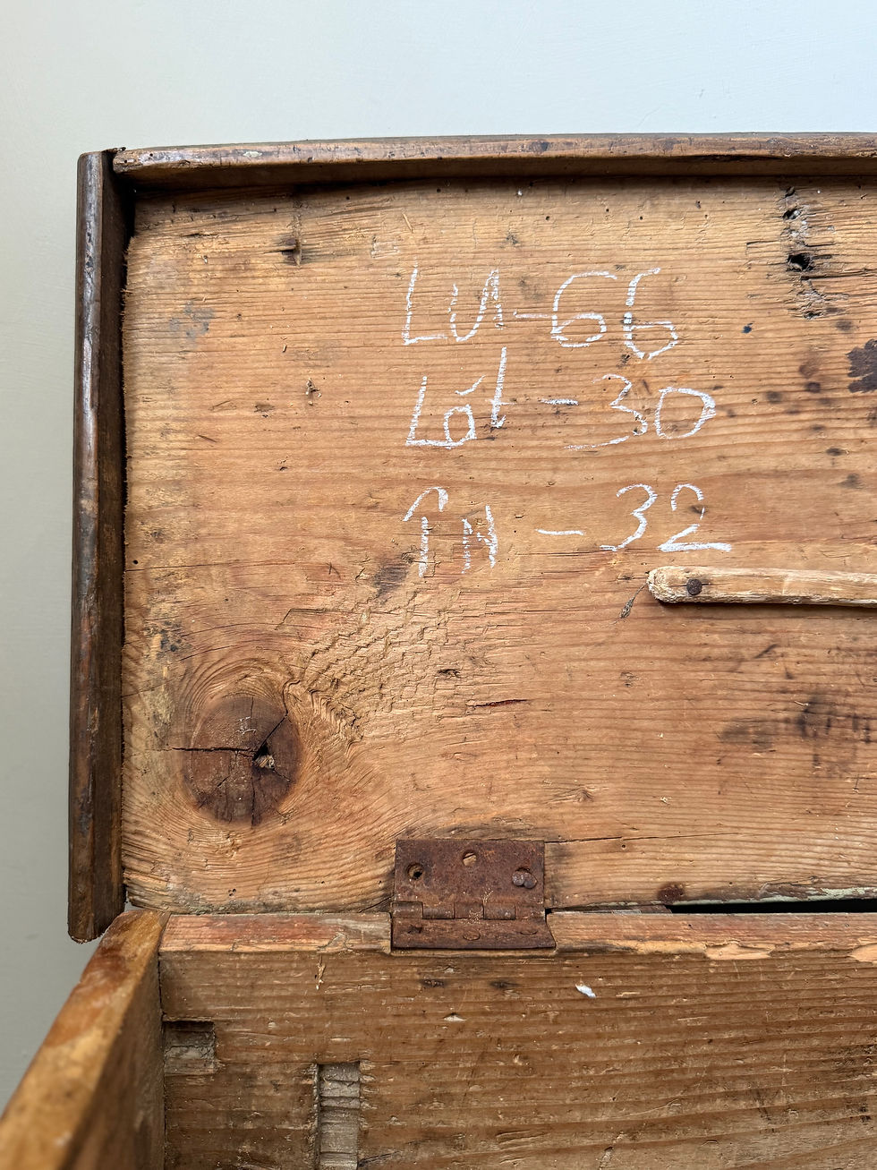 Thumbnail: Small 18th Century Folk Art Chest