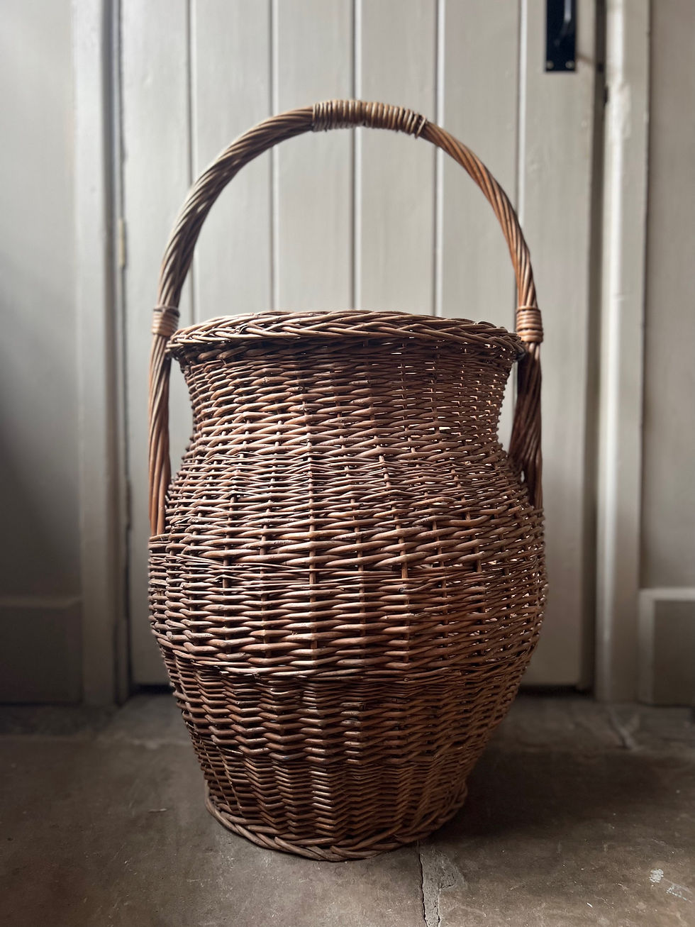 Thumbnail: Vintage Hungarian Tall Basket