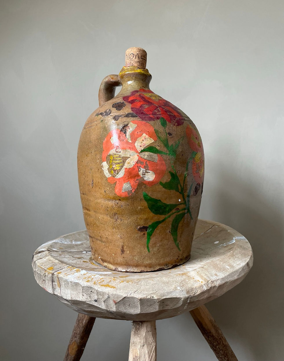 Thumbnail: Antique Painted Wine Jar