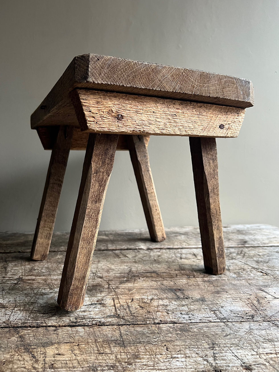 Thumbnail: Vintage Wooden Stool