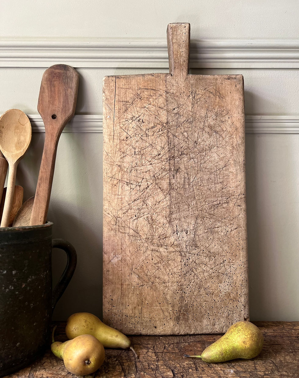 Thumbnail: Antique Wooden Chopping Board 