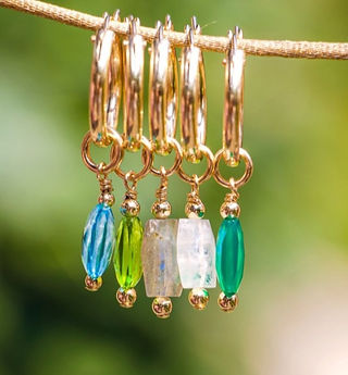 Chiclet Earring Gold-Filled