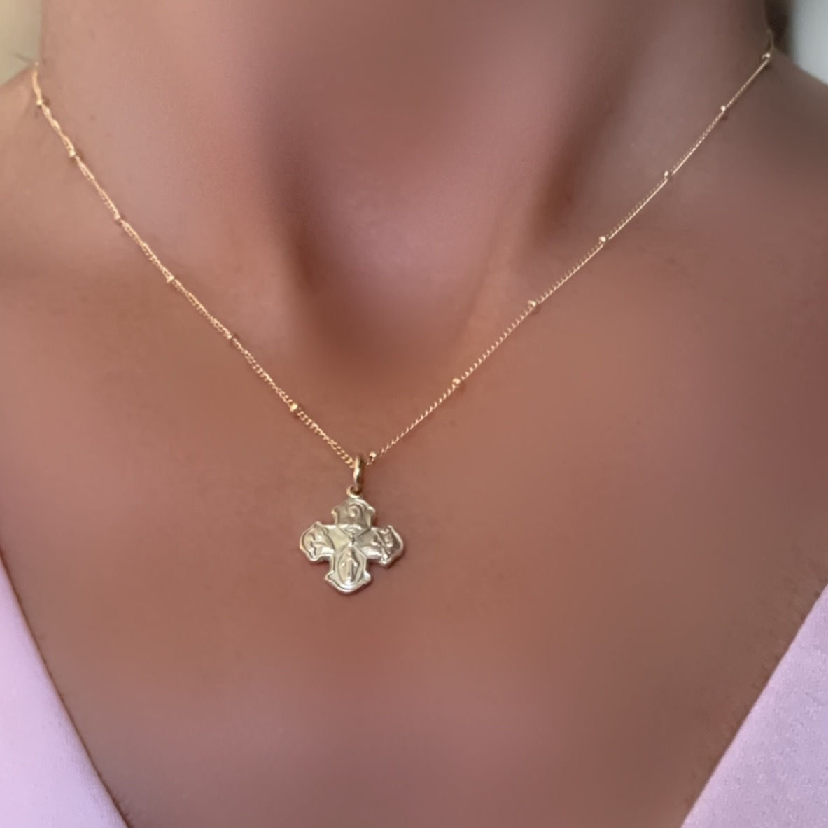 Small 4 Way Cross - Pick Your Chain