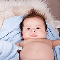 Baby With Blanket
