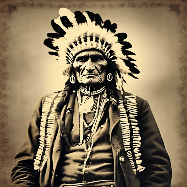 Goyaałé—an Apache leader, a medicine man known as Geronimo