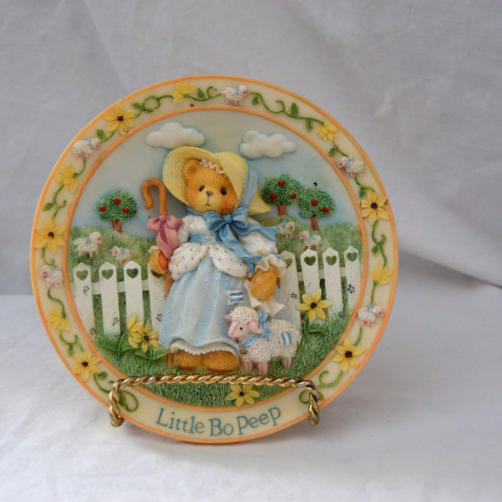 Little Bo Peep Plate-Front