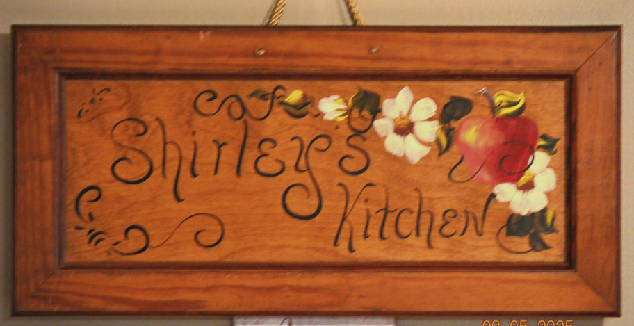 Shirley's Kitchen Plaque