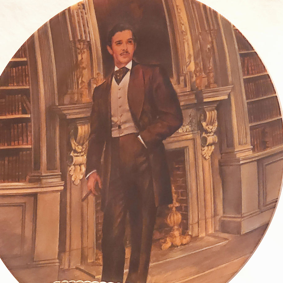 Gone With the Wind Plate-Rhett