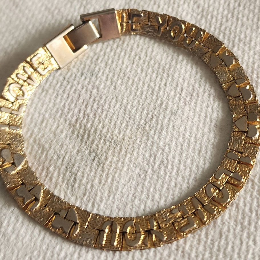 Gold Nugget Bracelet