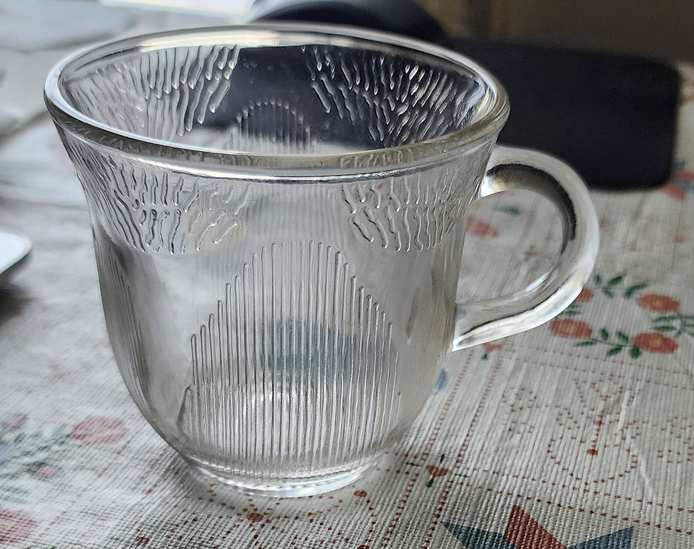 VTG Fortecrisa Clear Mexico Coff Tea Cups