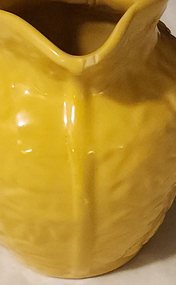 Yelloware Grape Pitcher-Spout