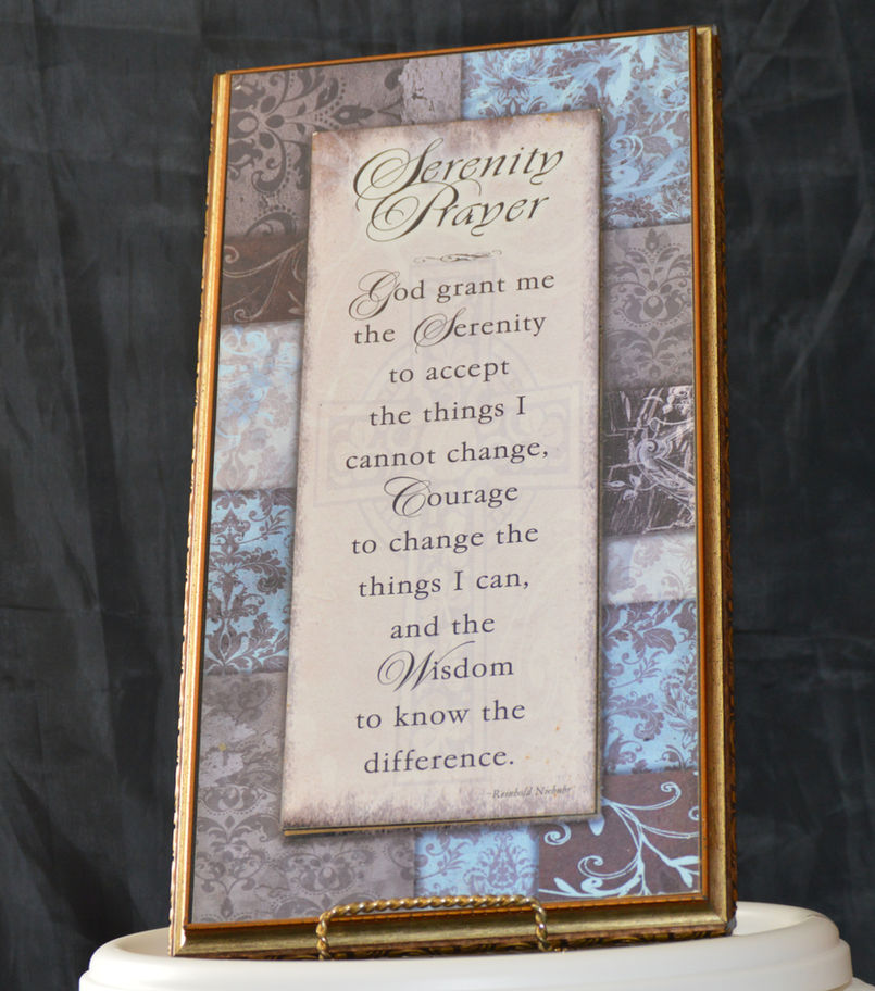 Serenity Prayer Hardboard Art