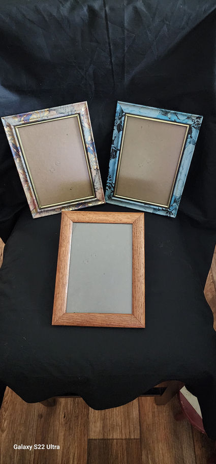 Three 5x7 Picture Frames