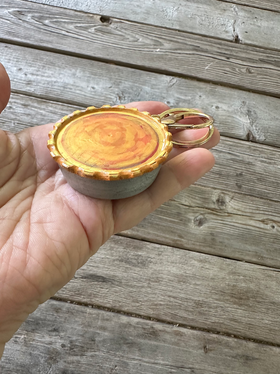 Thumbnail: FOOD: Hand Painted Wood Christmas Tree Ornaments- Custom Projects Welcome!