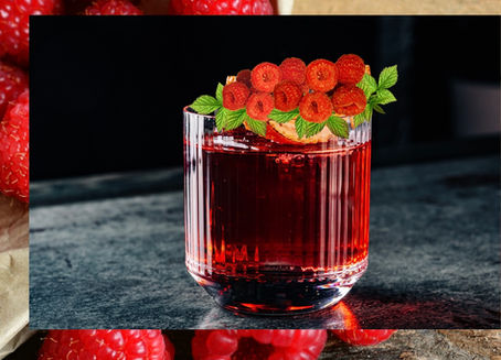 Raspberry Cold Brew Coffee Cocktail