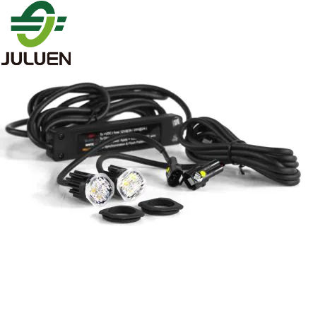 LED04 - XB1 blauw - 12/24V- inbouw LED-flitsers - set