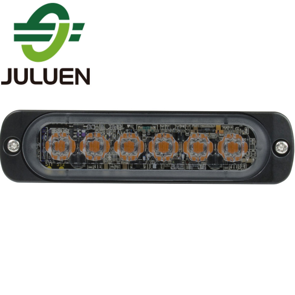 LEDflitser - SMOKED - 6 LED - 12/24V - SuperThin - XA2