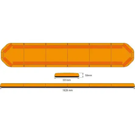 Thumbnail: Legion BaseX - Amber/Amber - 12/24V - TA1 - Zwaaibalk