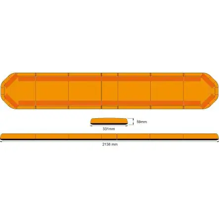 Thumbnail: Legion BaseX - Amber/Amber - 12/24V - TA1 - Zwaaibalk