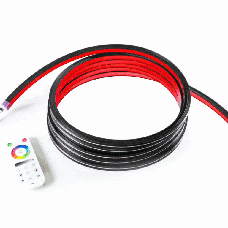 LED strip op rol 5m | 12 of 24V | RGB | IP68 | incl.controller