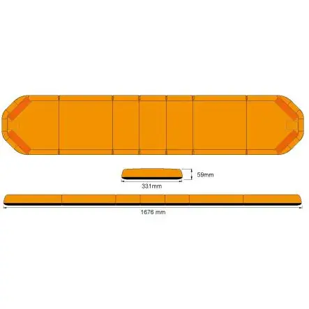 Thumbnail: Legion Base1 - Amber/Amber - 12/24V - TA1 - Zwaaibalk