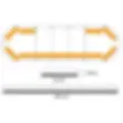 Legion BasePlus2 Traffic dir - amber - 12/24V