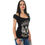 Thumbnail: Women`s Gypsy Top Addicted Black