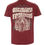 Thumbnail: Ass in the Saddle Face in Wind stone washed burgundy t`shirt