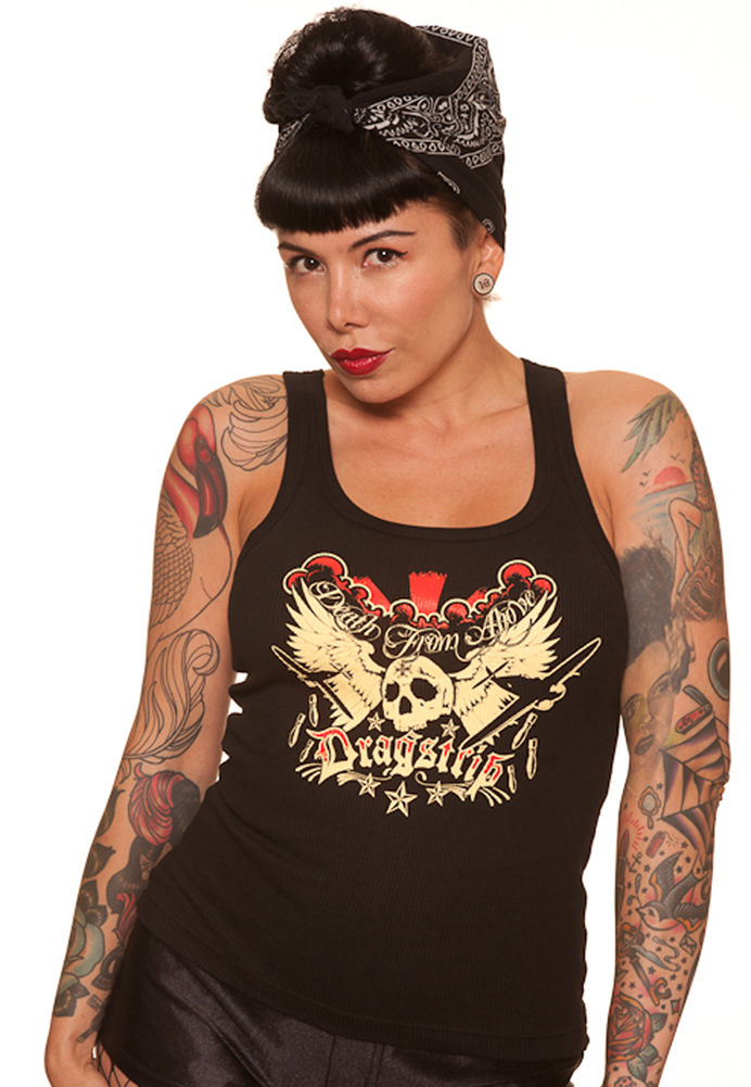 Girls Boy Beater Death from Above vest top