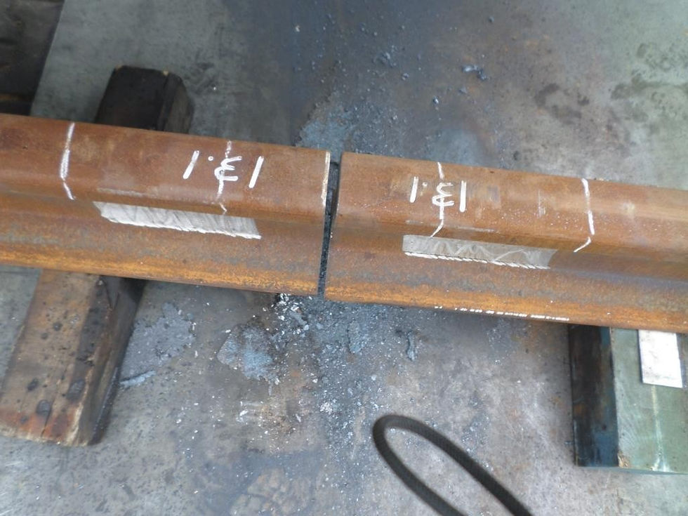 Samples to be welded