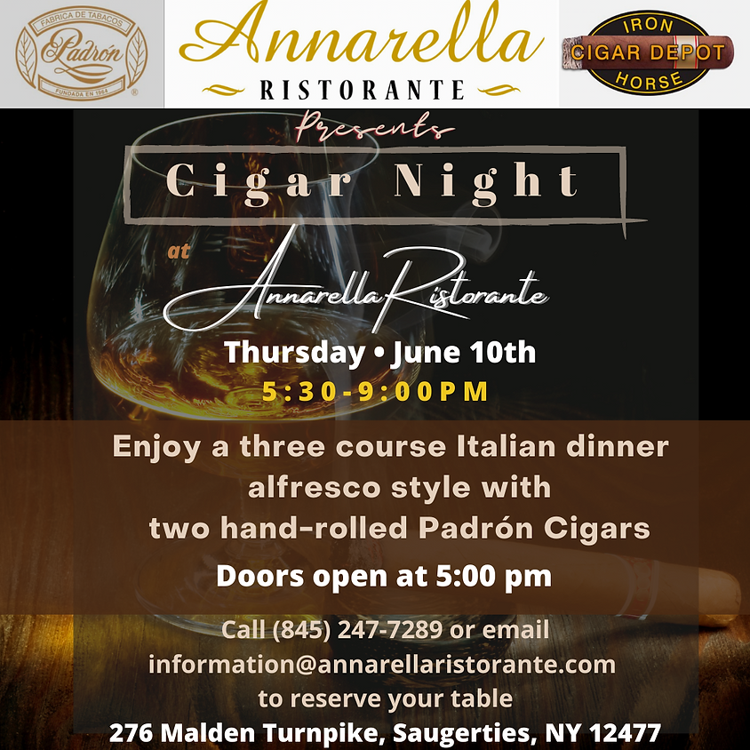 Cigar Night at Annarella Ristorante