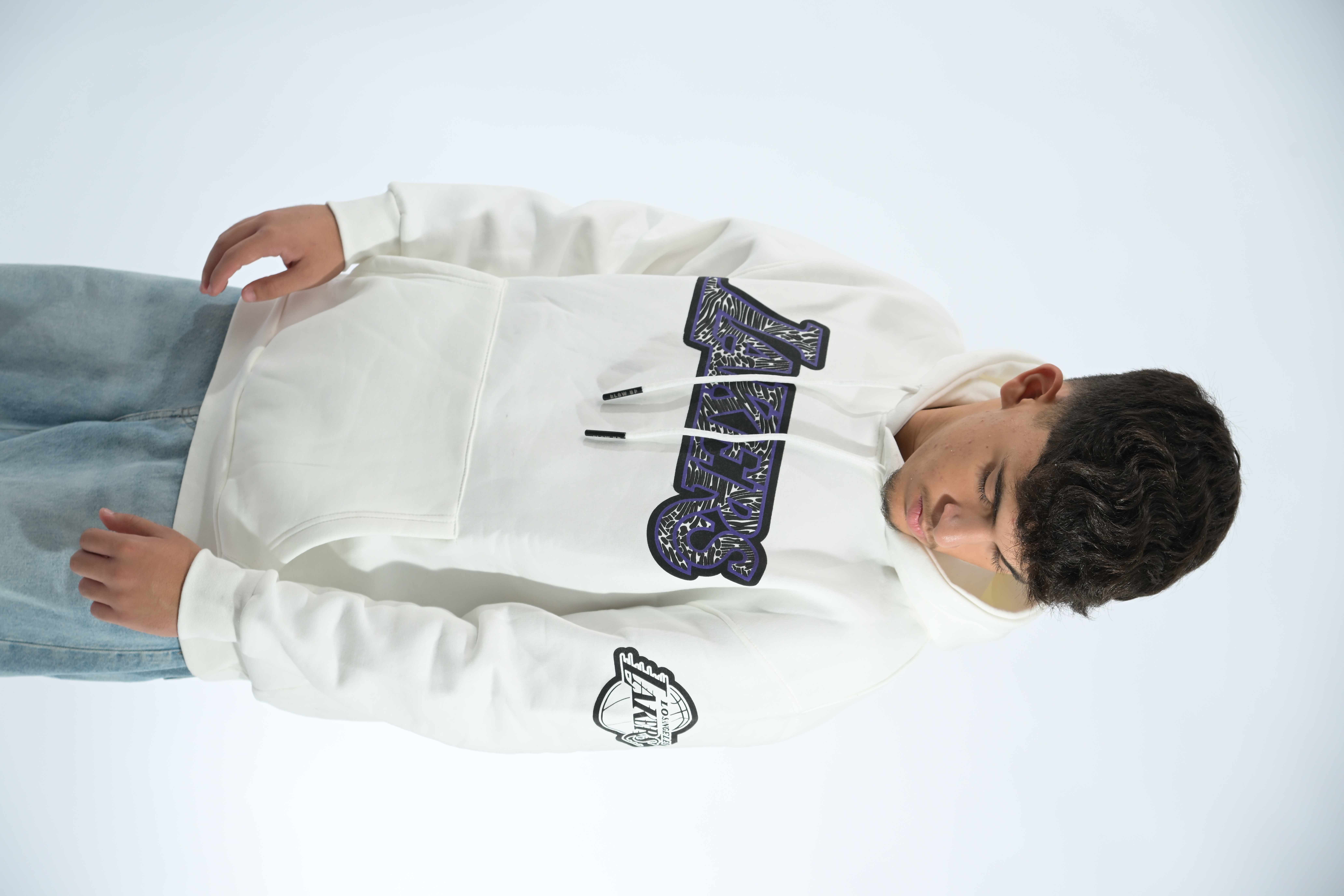 White Lakers hoodie