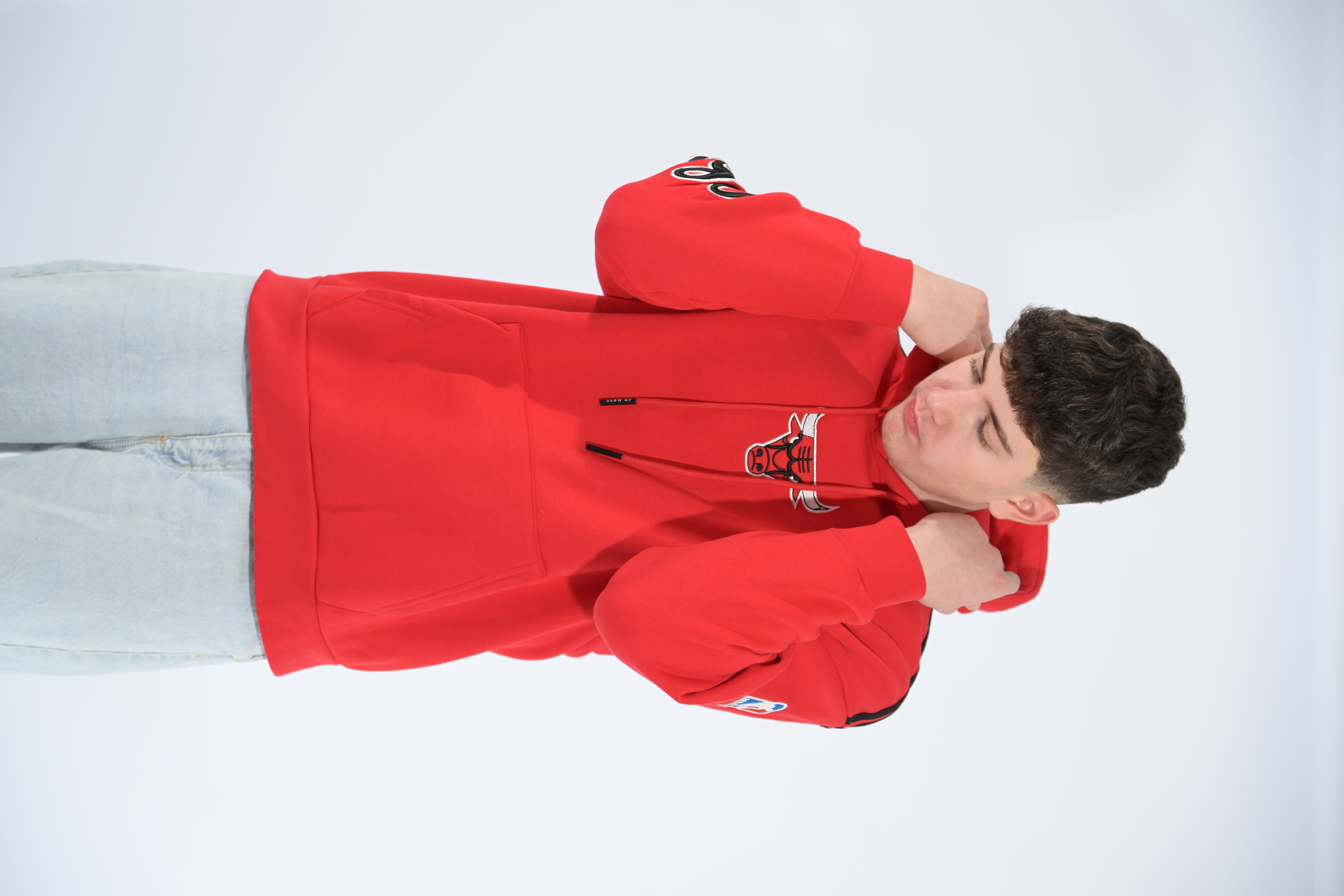 Red Chicago hoodie