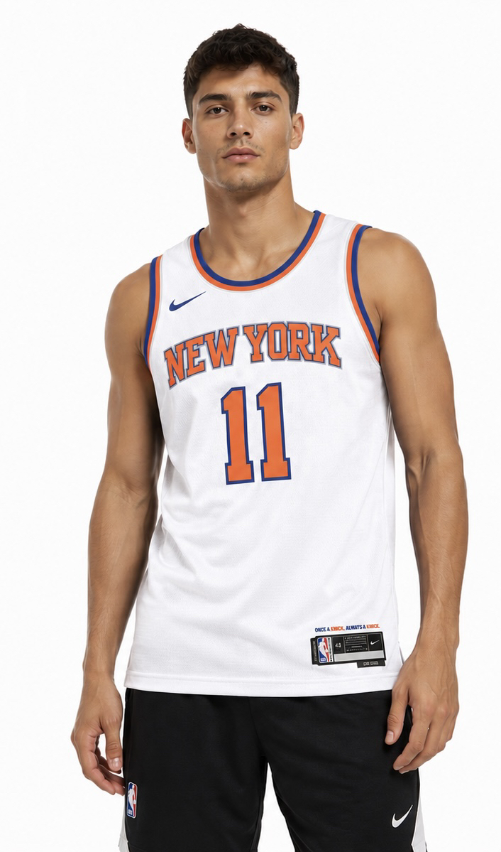 גופיית NBA Jalen Brunson Finals Edition לבנה – ניו יורק ניקס
