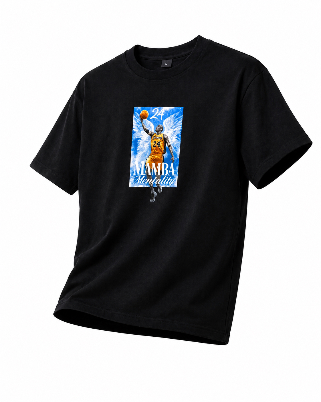 חולצת אוברסייז NBA – ממבה מנטליות (שחורה)