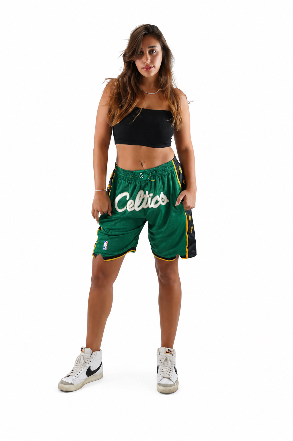 Boston Celtics Shorts (Green/Yellow)