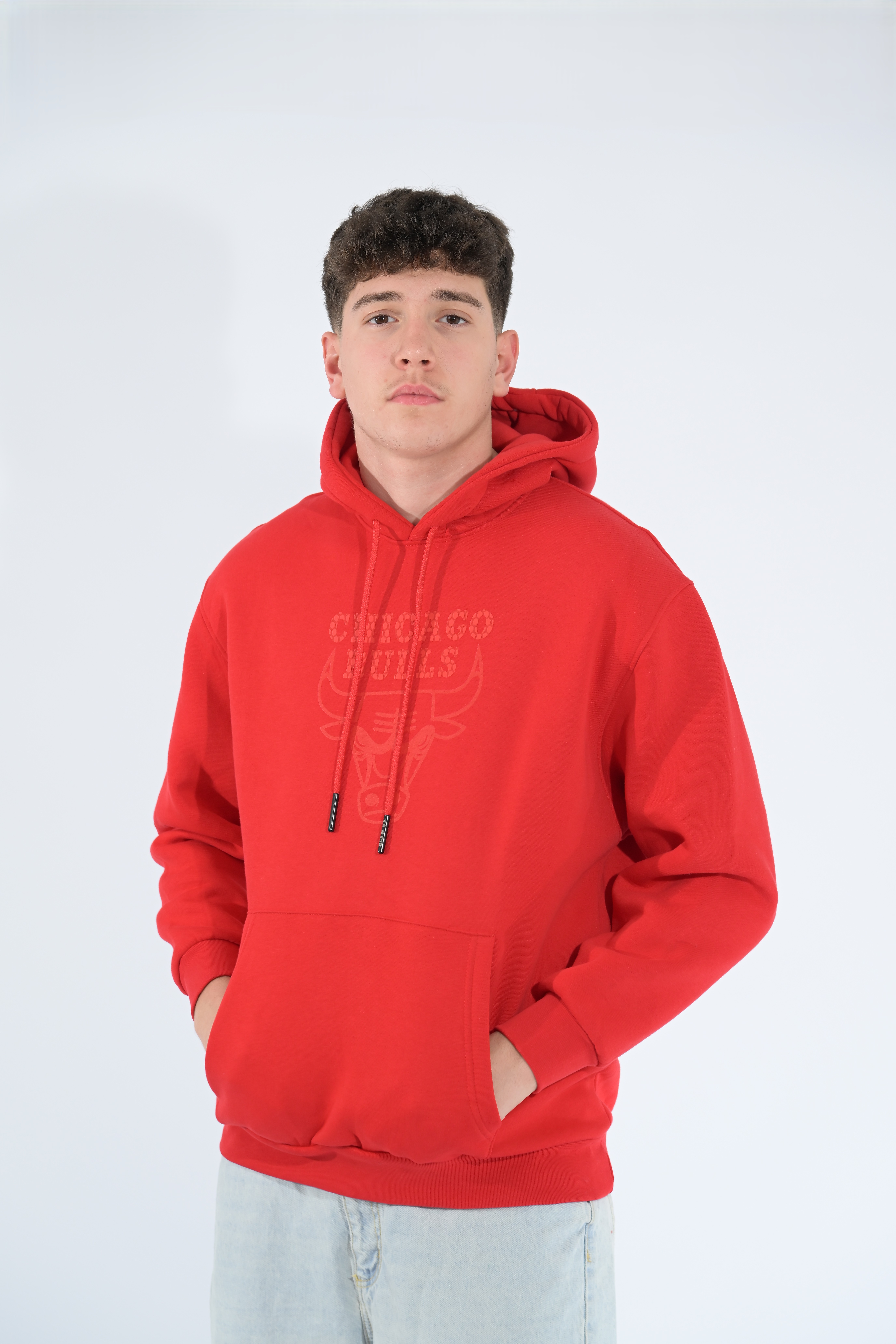 Red Chicago hoodie