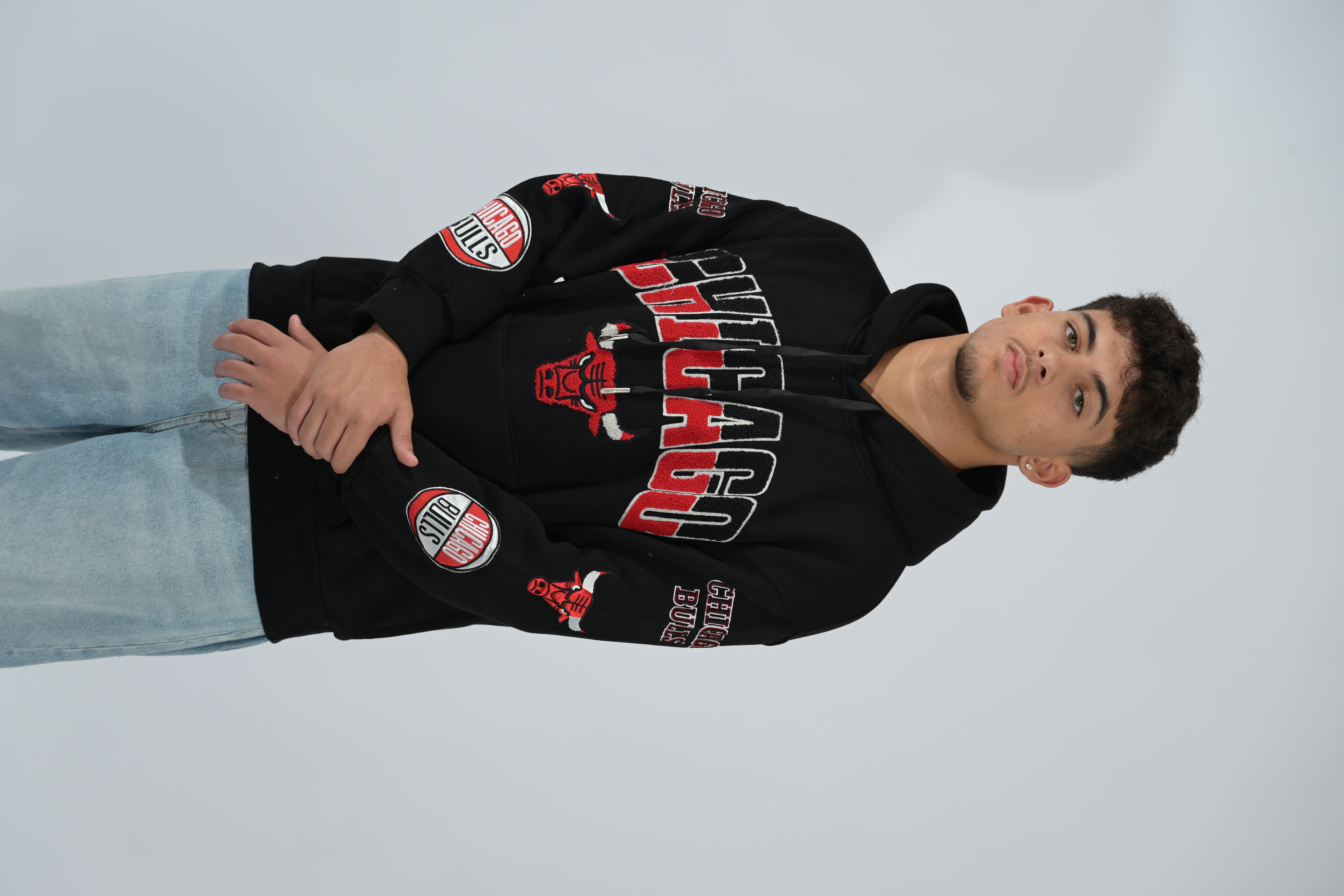 Black Chicago Hoodie