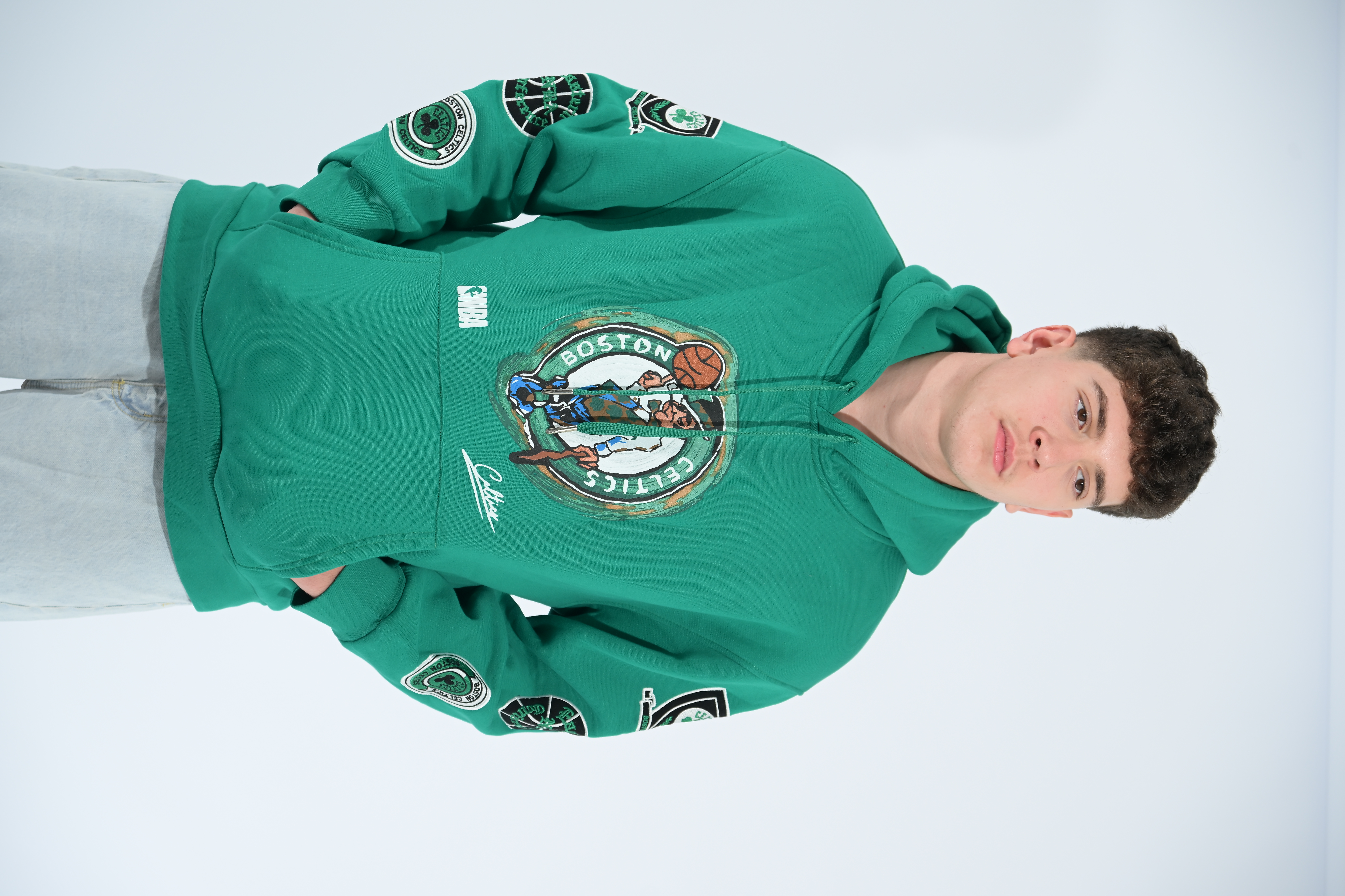 Green Boston Hoodie