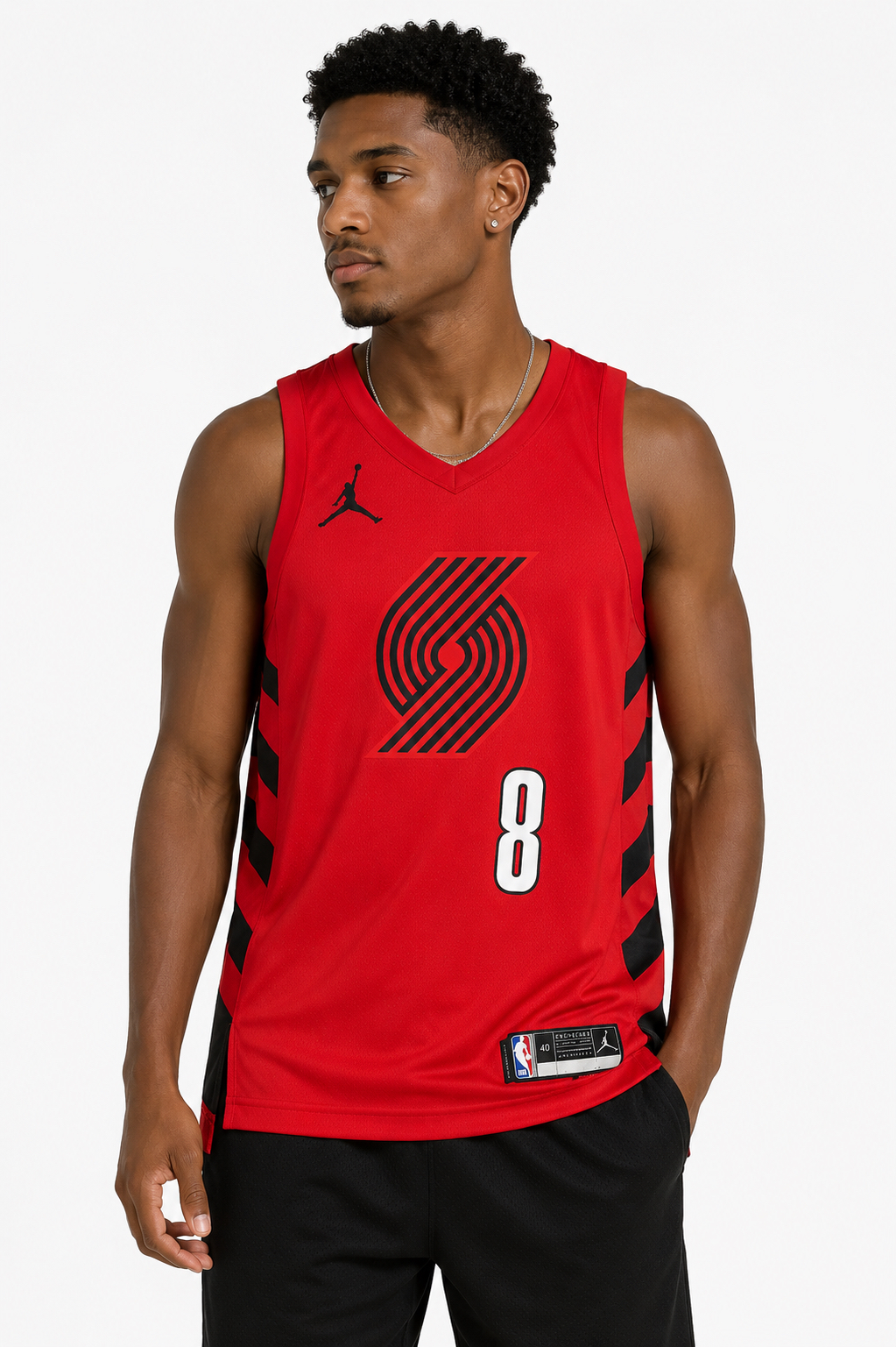 גופיית NBA פורטלנד טרייל בלייזרס – דני אבדיה (אדומה)