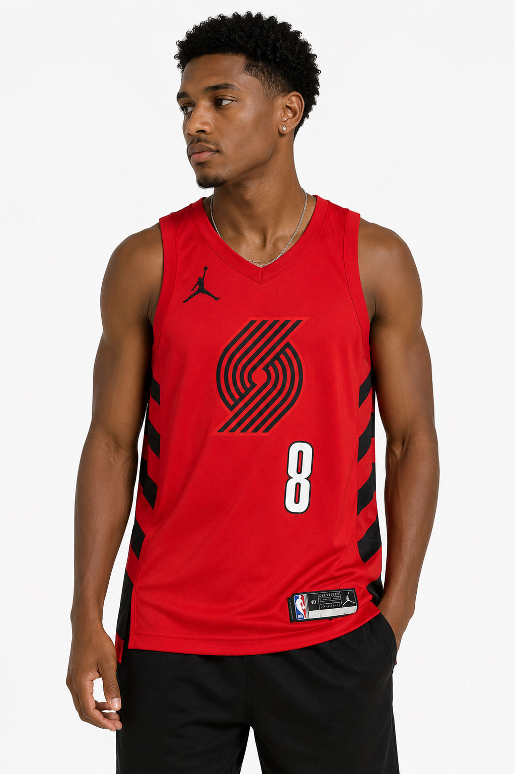 גופיית NBA פורטלנד טרייל בלייזרס – דני אבדיה (אדומה)