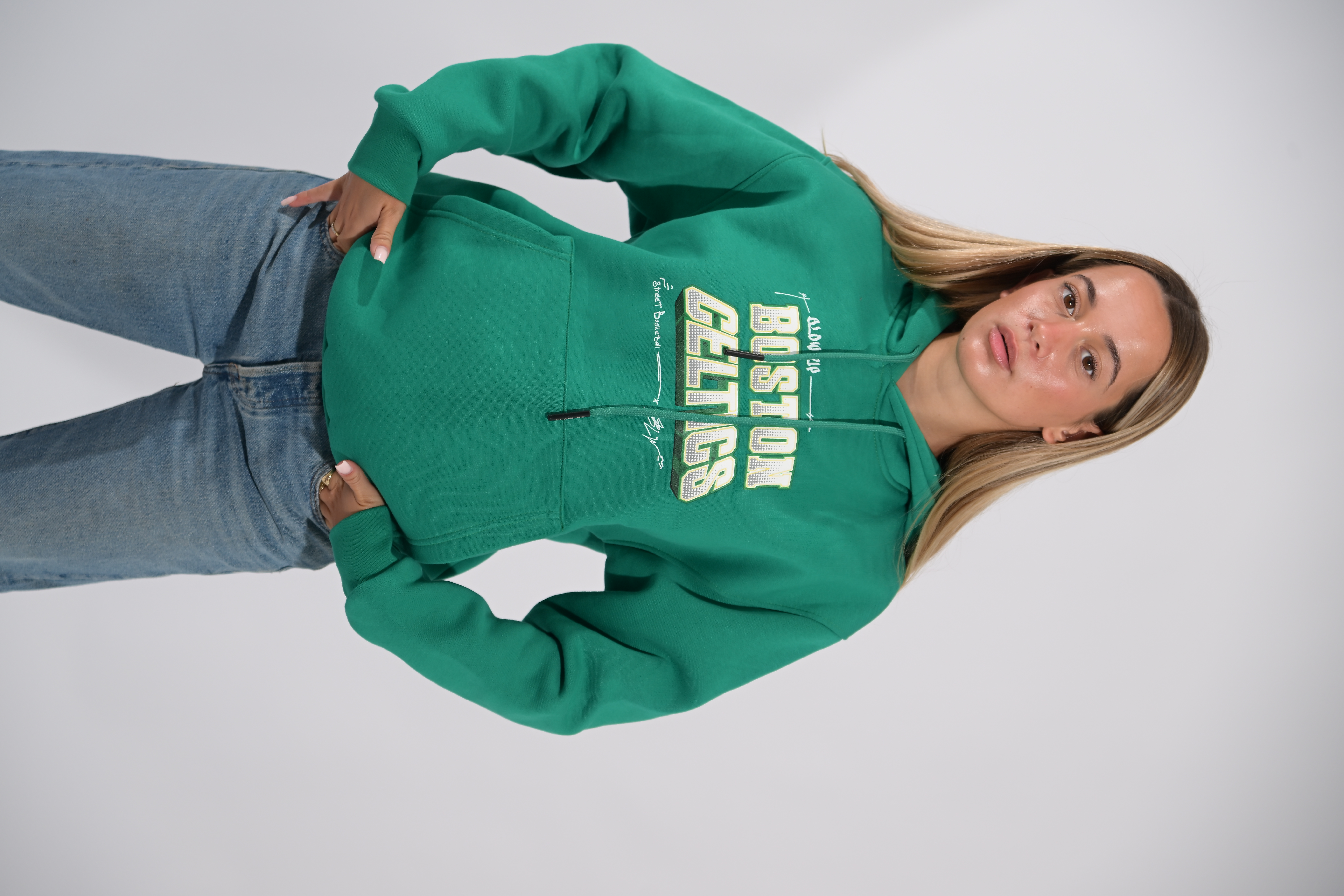 Green Celtics hoodie