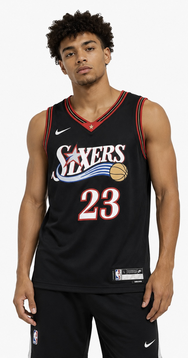 גופיית NBA LeBron James Philadelphia רטרו